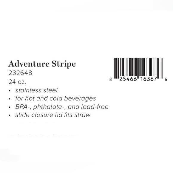 Kate Spade Adventure stripe tumbler - Picture 6 of 6